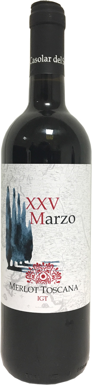 XXV Marzo Merlot IGT Toscana Rosso